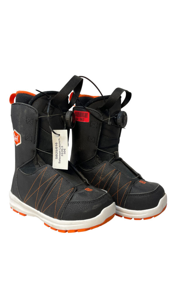 Salomon Launch 33 dydžio snieglenčių batai – naudoti snowboard batai Vilniuje | Sniego Kalnas