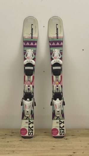 naudotos kalnų slidės elan sky 80cm vilnius lietuva sniego kalnas used skis lithuania