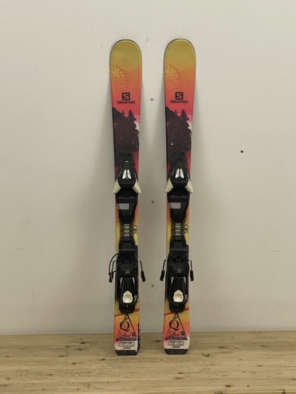 naudotos kalnų slidės salomon lux 90cm vilnius lietuva sniego kalnas used skis lithuania
