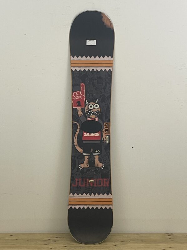 Salomon Junior 140CM naudota snieglentė, naudotos snieglentės, snowboard įranga, naudotas žiemos inventorius Vilnius – Sniego Kalnas