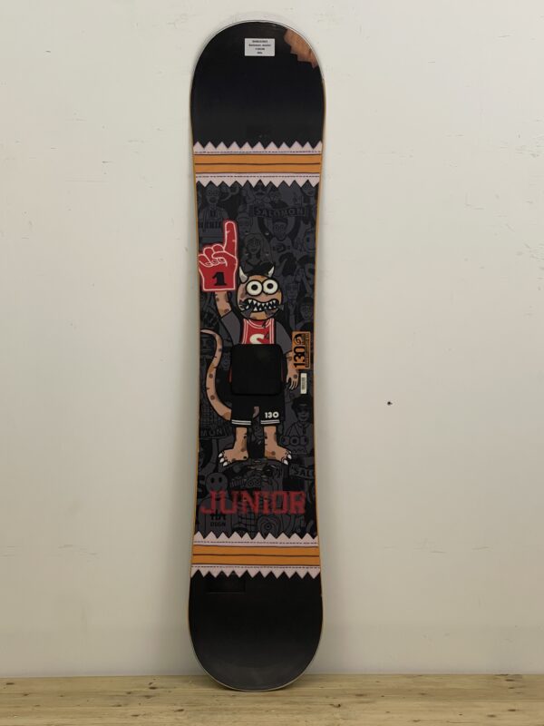 Salomon Junior 130CM naudota snieglentė, naudotos snieglentės, snowboard įranga, naudotas žiemos inventorius Vilnius – Sniego Kalnas