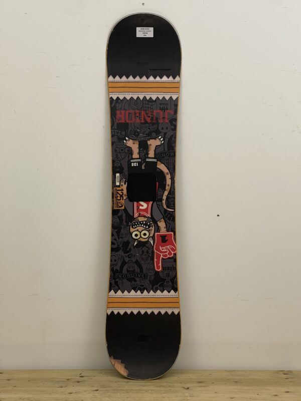 Salomon Junior 125CM naudota snieglentė, naudotos snieglentės, snowboard įranga, naudotas žiemos inventorius Vilnius – Sniego Kalnas