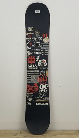 Nidecker Play 156CM naudota snieglentė, naudotos snieglentės, snowboard įranga, naudotas žiemos inventorius Vilnius – Sniego Kalnas