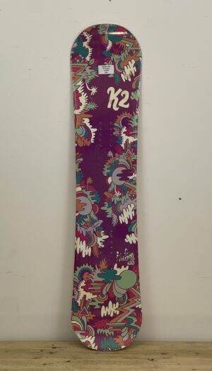 K2 Kandi 120CM naudota snieglentė, naudotos snieglentės, snowboard įranga, naudotas žiemos inventorius Vilnius – Sniego Kalnas