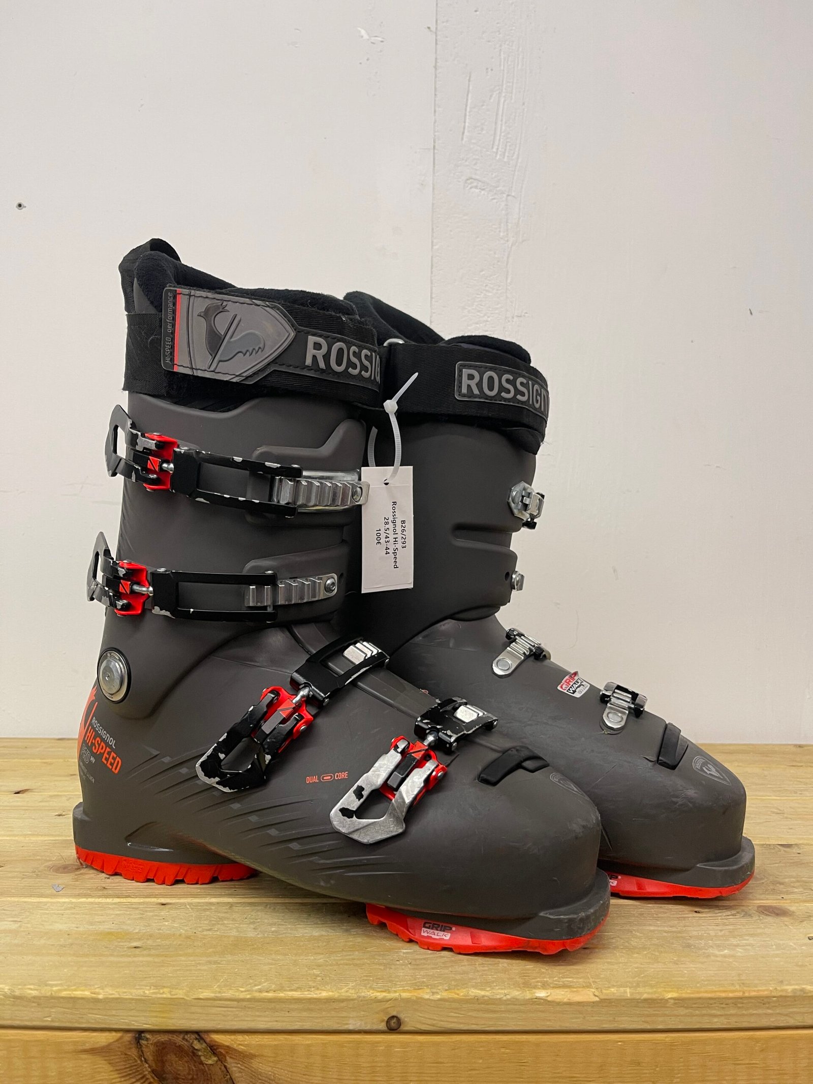 rossignol-hi-speed-slidinejimo-batai-28-5-eu43-44 Rossignol Hi-Speed slidinėjimo batai 28,5 MP EU 43–44 – naudoti slidinėjimo batai | Sniego Kalnas