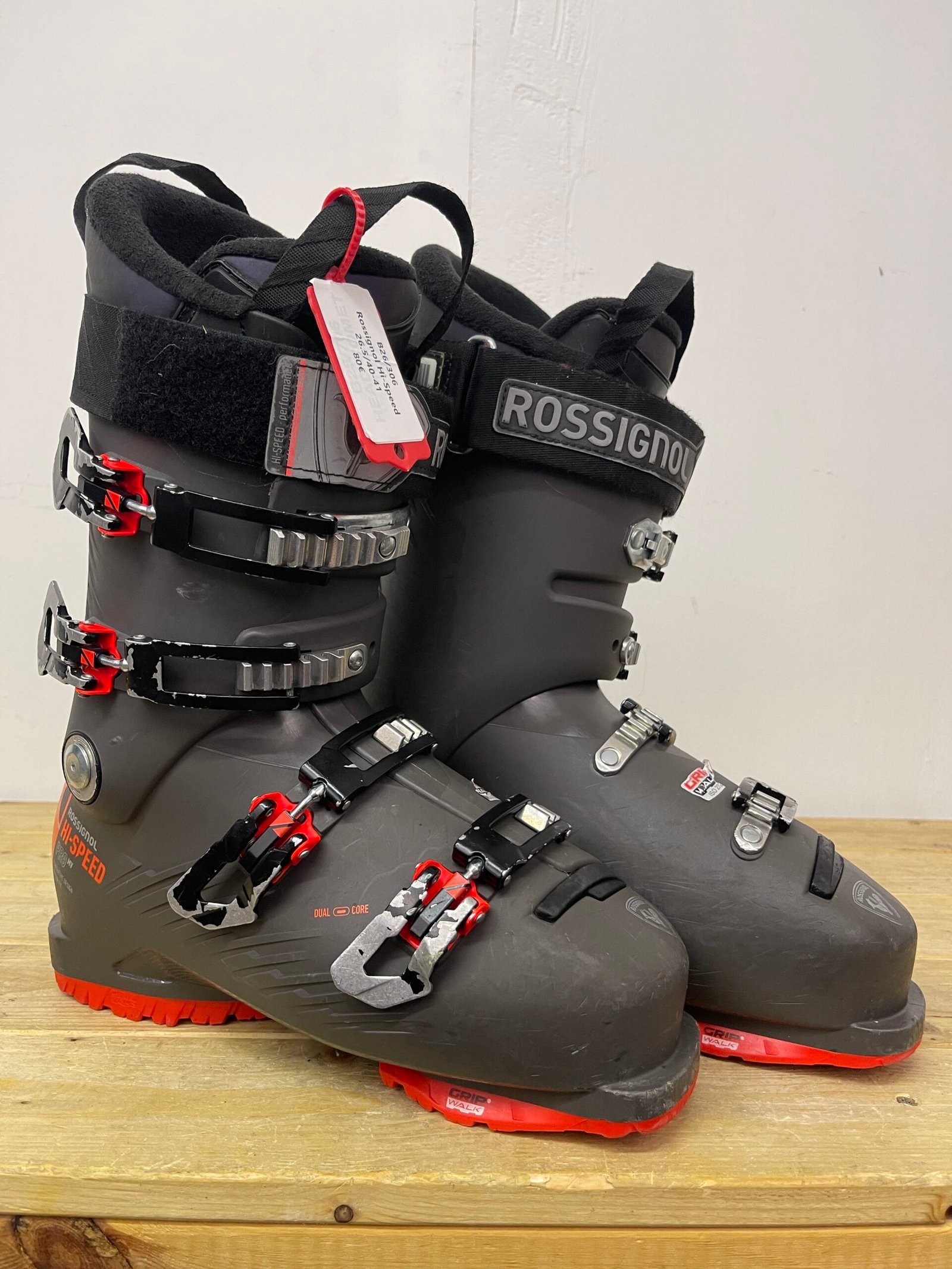 rossignol-hi-speed-slidinejimo-batai-26-5-eu40-41 Rossignol Hi-Speed slidinėjimo batai 26,5 MP EU 40–41 – naudoti slidinėjimo batai | Sniego Kalnas