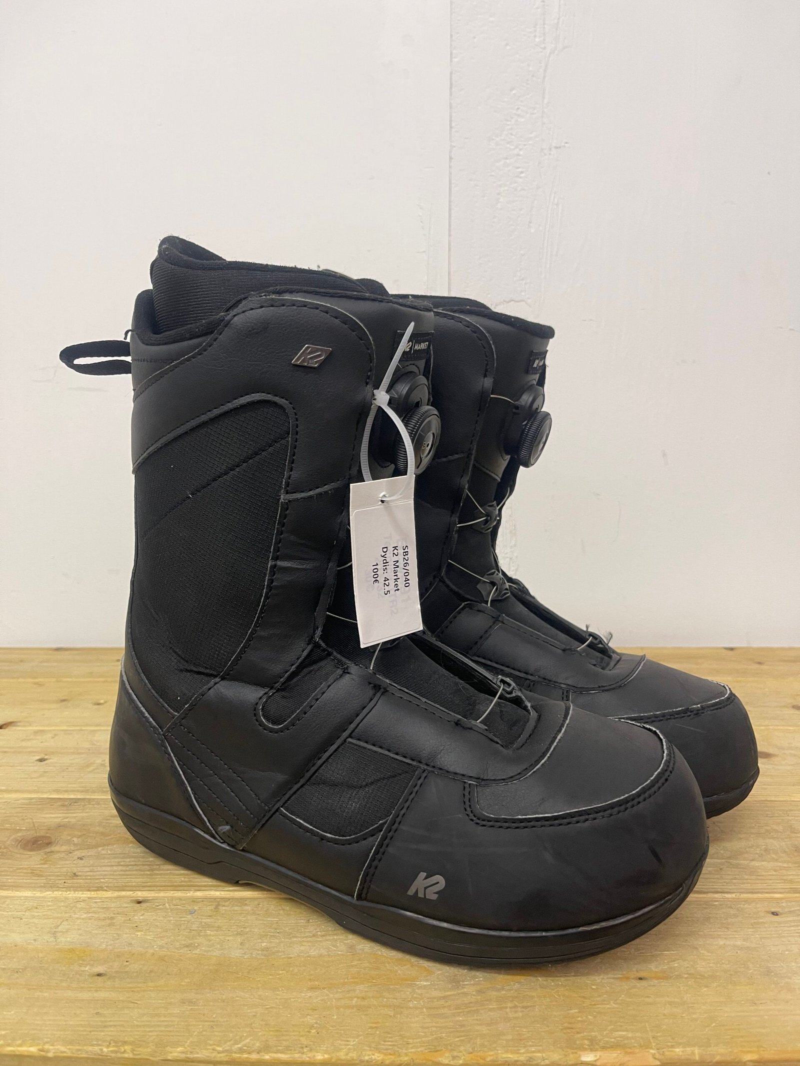 K2 Market EU 42,5 – naudoti snieglenčių batai K2 Market EU 42,5 naudoti snieglenčių batai – snowboard boots Vilniuje | Sniego Kalnas