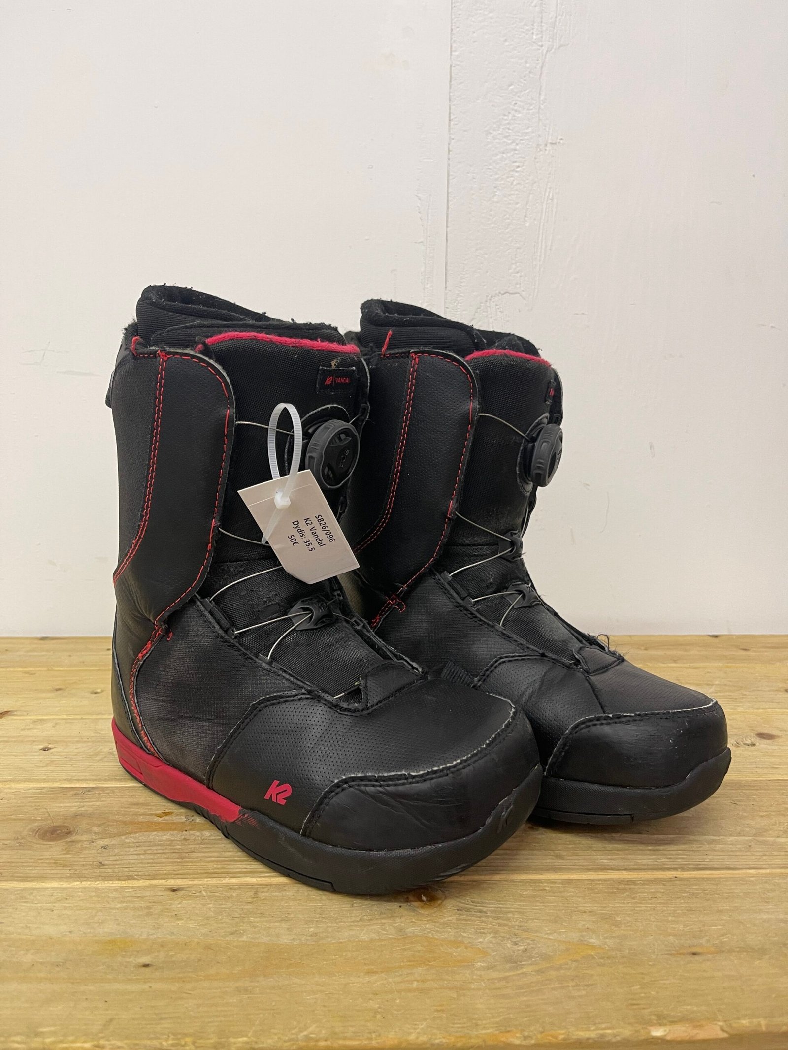 K2 Vandal EU 35,5 – naudoti vaikiški snieglenčių batai K2 Vandal EU 35,5 naudoti vaikiški snieglenčių batai – snowboard boots Vilniuje | Sniego Kalnas