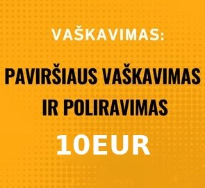 servisas1 Paviršiaus vaškavimas ir poliravimas 10 eur